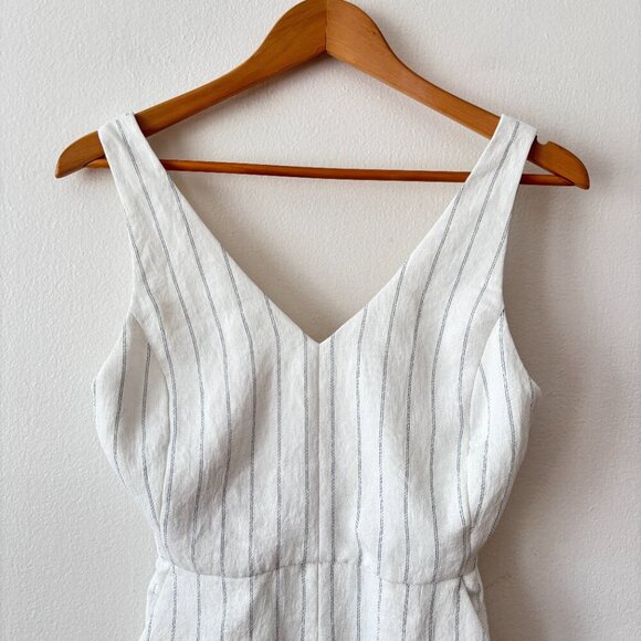 Aritzia Wilfred Écoulement Striped Romper - Picture 6 of 10